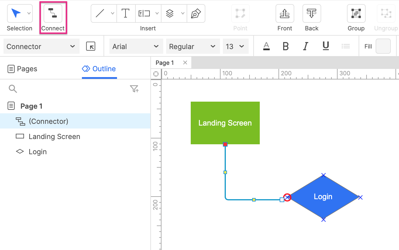 connecting two widgets