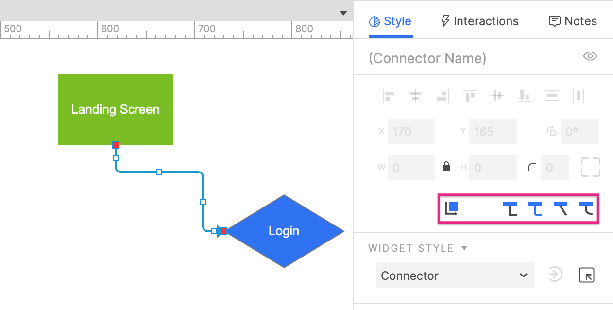 connector routing options