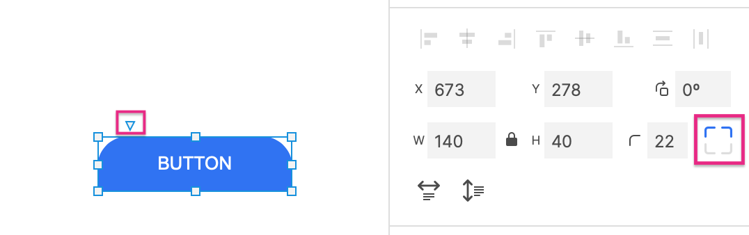 corner radius options for widgets