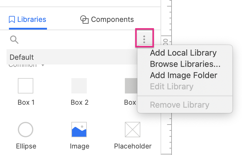 adding local widget library files to Axure RP