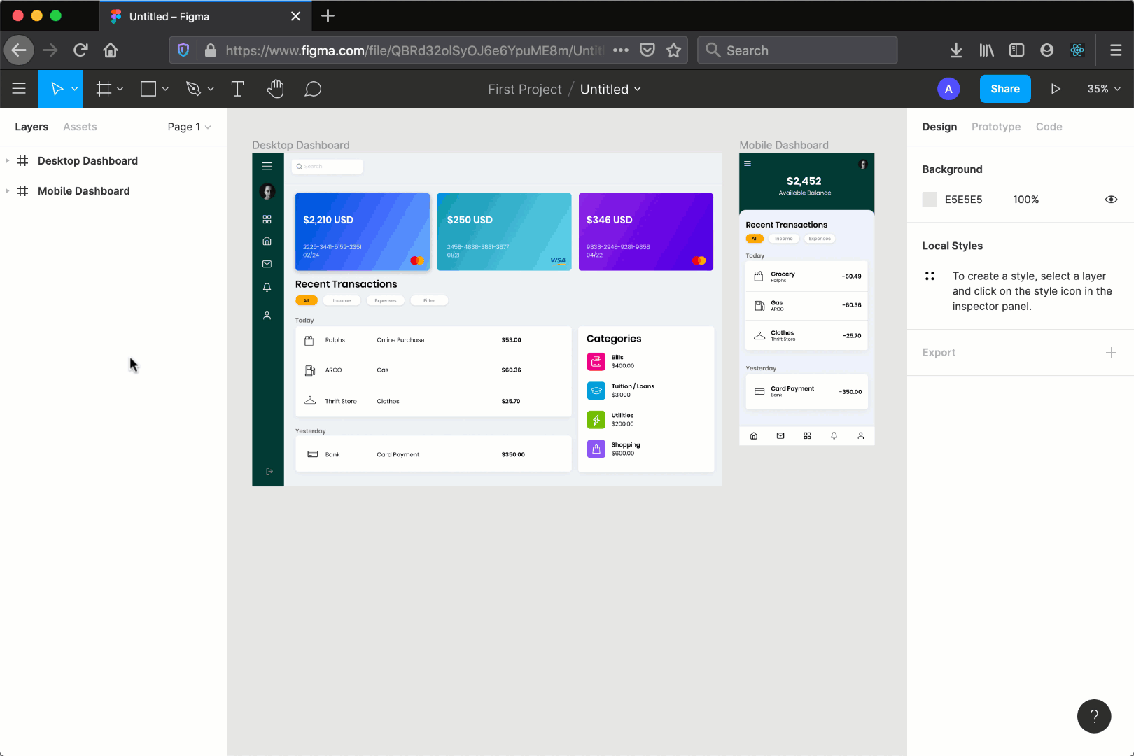 Uploading Figma frames to Axure Cloud