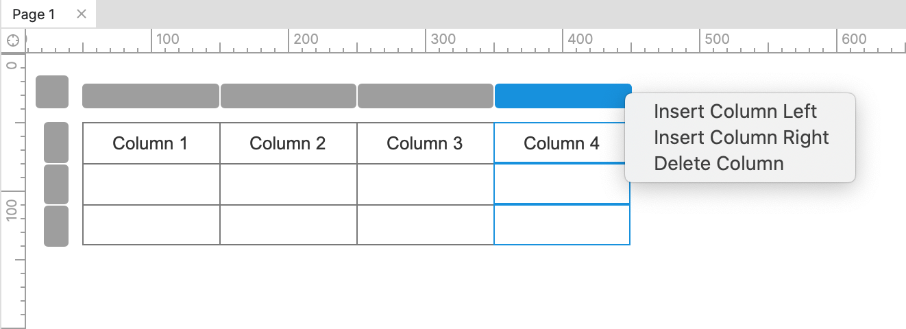 editing table widget rows and columns